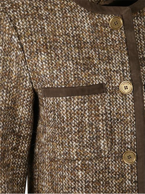 Giacca girocollo con tasche GOLDEN GOOSE | GWP02336P00209390108